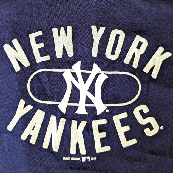 Under Armour New York Yankees cropped  camisole- Navy blue - size 2X - Picture 4 of 10